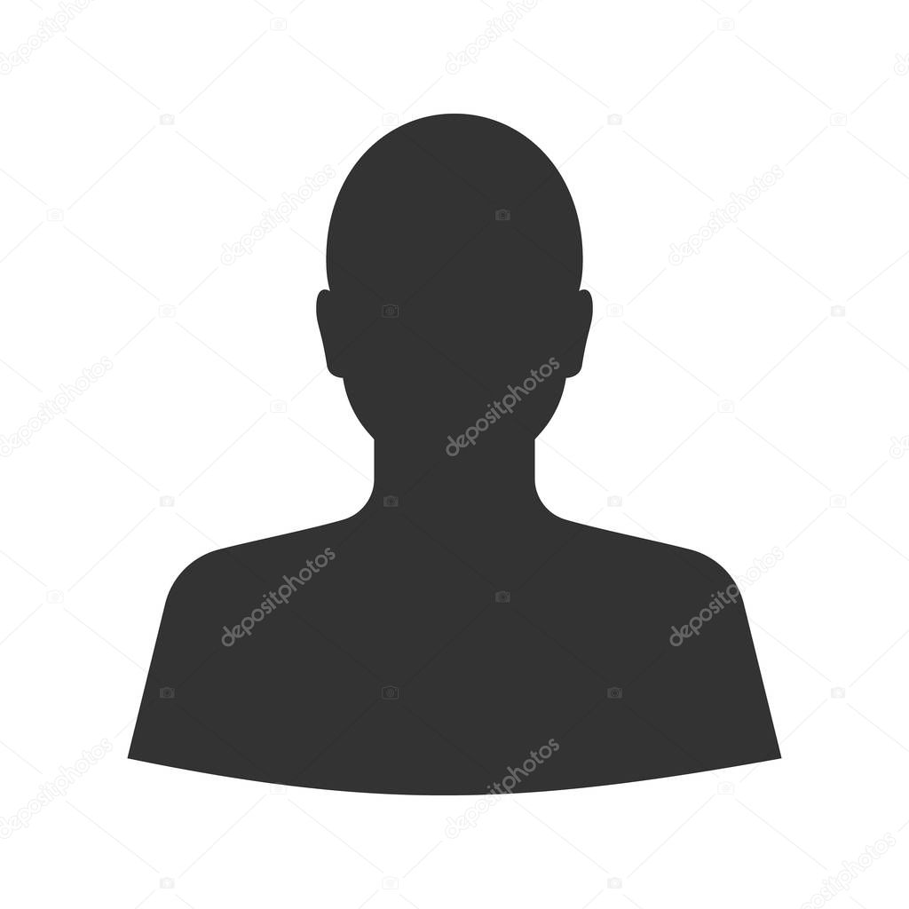 Man's silhouette icon