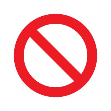 İçki yasağı daire glif simgesi. Siluet simge durdurmak. Yol işaret yasak. Negatif alan. İzole vektör çizim