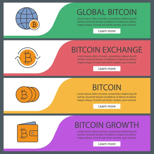Bitcoin investment banner advertising