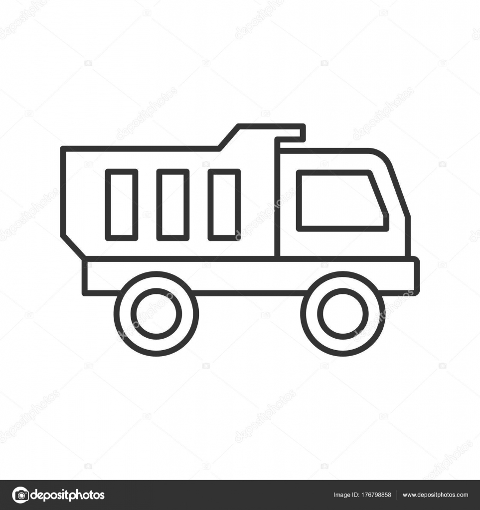 toy truck drawing