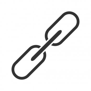 Bağlantı glif simgesi. Köprü. Blockchain. Bağlantı. Siluet simge. Negatif alan. İzole vektör çizim