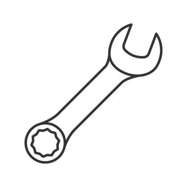 İngiliz anahtarı doğrusal simgesini