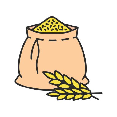 Buğday kulak ve un çanta 