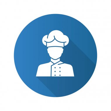 Şef Aşçı düz simgesi