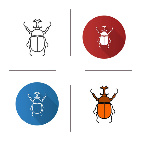 Hercules beetle icons