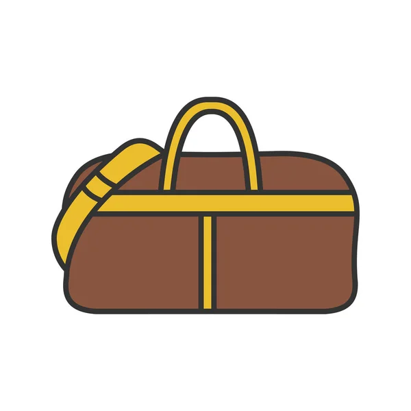 Bolso Deportivo Icono Color Bolso Mano Ilustración Vectorial Aislada — Archivo Imágenes Vectoriales