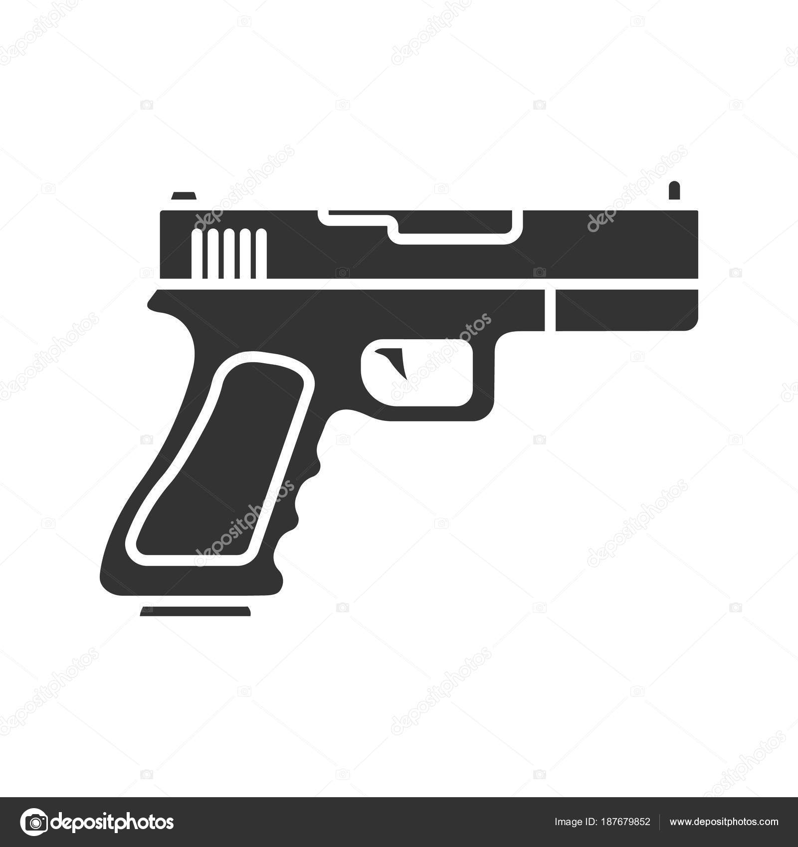 ícone de cor de arma hk ump. arma de fogo de videogame virtual, arma. rifle  de