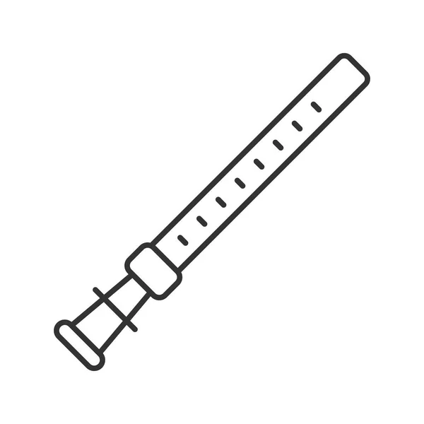Nástroj Duduk Lineární Ikona Tenká Linie Obrázku Tsiranapogh Obrysu Symbolu — Stockový vektor