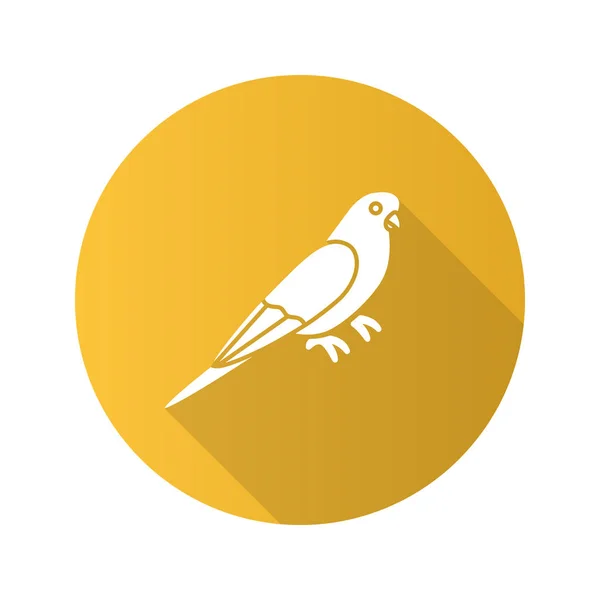 Папуги хвилясті плоский дизайн — стоковий вектор