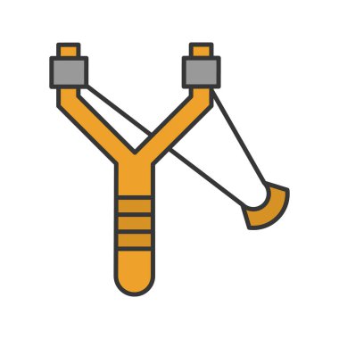 Sapan renk simgesi. İzole vektör çizim