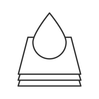 Baskı doğrusal kutsal kişilerin resmi, vektör, illüstrasyon