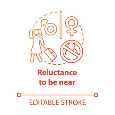 Kavram ikonuna yakın olmak için isteksizlik. Boşanma. Parça olmadan seyahat et