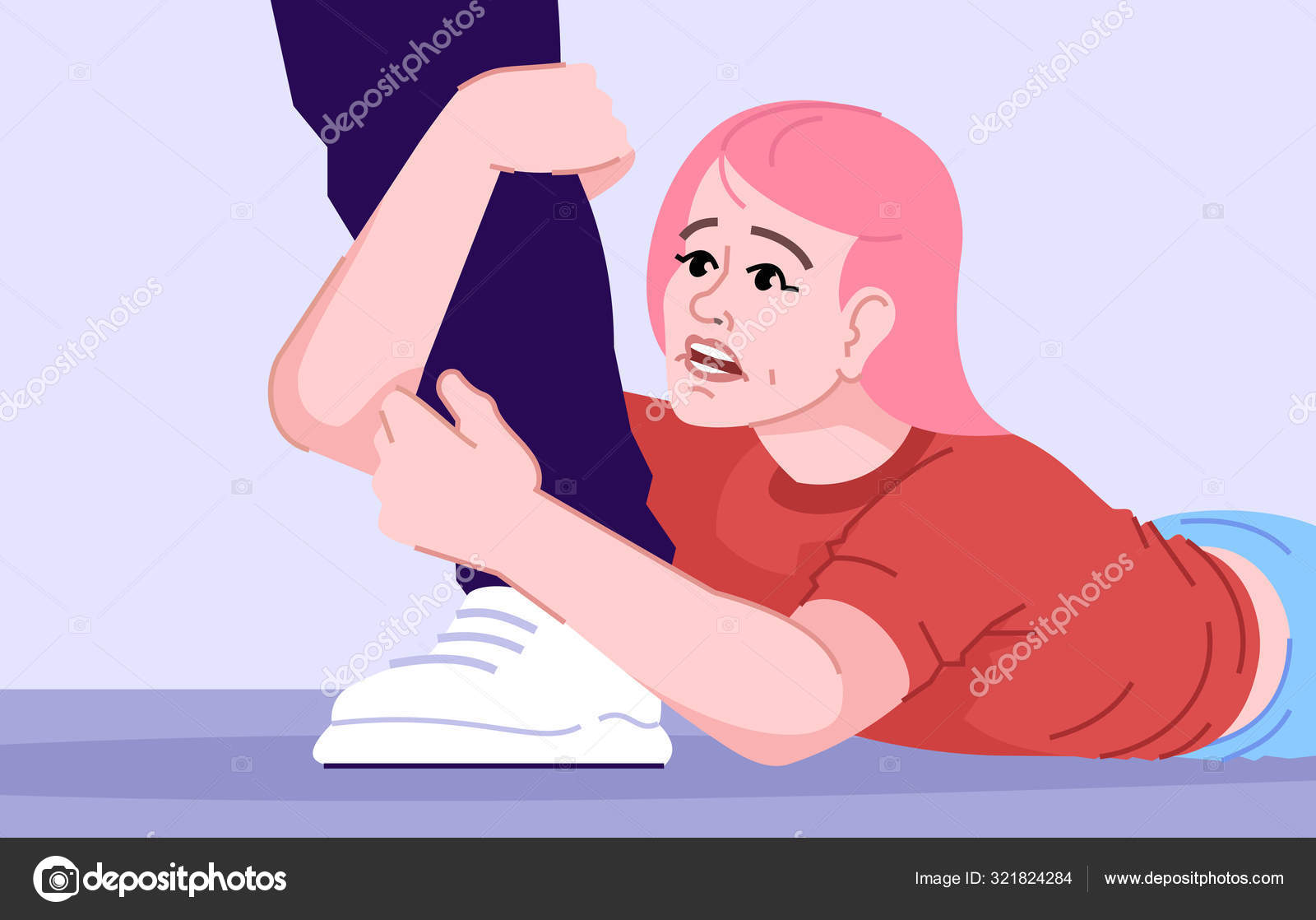 Relación Obsesiva Ilustración Vectorial Plana Adicción Humana Ruptura  Dolorosa Separación Vector de stock #321824284 de ©IMG visuals icons, image size:1600x1118