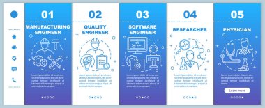 Mobil web sayfaları şablonunda biyomühendislik işleri.