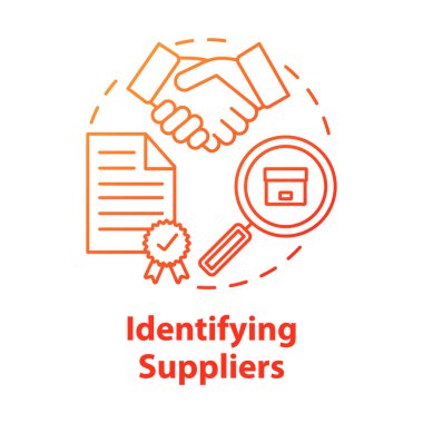 Malzeme konsept ikonu tanımlanıyor. Ticaret anlaşması. Anlaşma yapalım. P