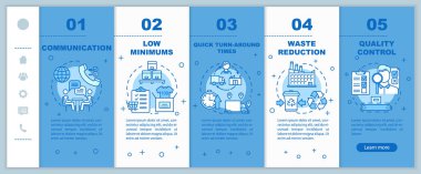 Yerel üretimin avantajları mobil web sayfaları vekto