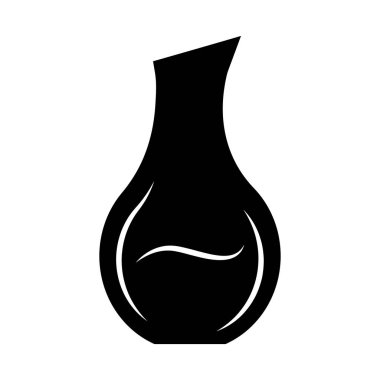 Şarap servisi simgesi gibi. Alkol içeceğiyle dekoratif sürahi