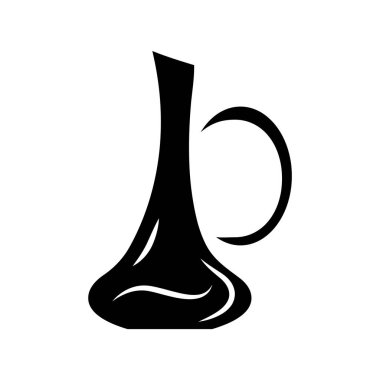 Şarap servisi simgesi gibi. Tatlı alkollü süprüntü..
