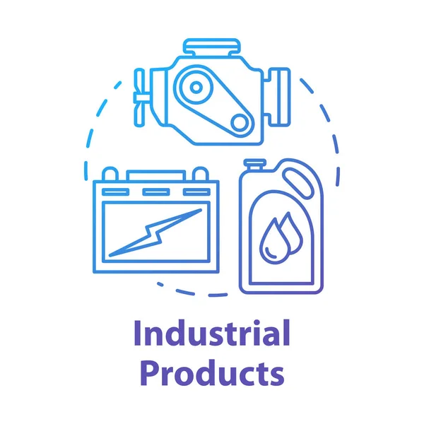 Industrial Products Concept Icon Production Maintenance Machinery Maintenance Workshop Manufactured — Stock Vector
