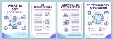 5G Broşür Şablonu nedir? Broşür, broşür, broşür, kapak
