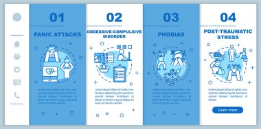 Zihinsel bozukluklar vektör şablonunda. Psikolojik dengesizlik