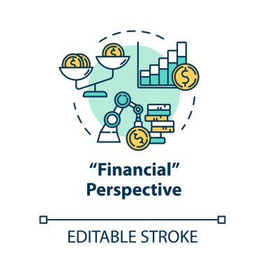 Finansal stratejiler konsept ikonu. Para kazanıyorum. Sermaye büyümesi