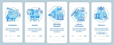 Mobil uygulama sayfasında gizlilik içeren özel eğitim