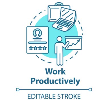 Üretken bir konsept simgesi olarak çalış. Başarılı iş akışı planlaması. Tekrar.