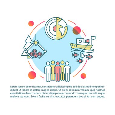 Overconsumption concept icon with text. Damage to global nature.