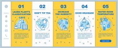 Kapalı alandaki bitkiler taşıyıcı şablonla ilgili. Oda sıcaklığı çok uygun. Bahçıvanlık tavsiyeleri. Simgeli ilgili mobil web sitesi. Web sayfası basamak ekranları. RGB renk kavramı