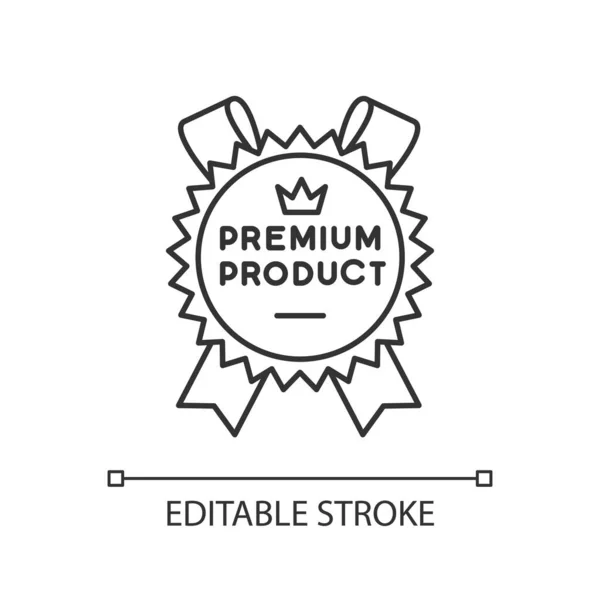 Doskonała Ikona Liniowa Pikseli Premium Cienka Linia Konfigurowalna Ilustracja Symbol — Wektor stockowy