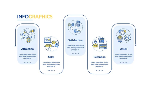 Förderung Von Online Verkaufstipps Vektor Infografik Vorlage Gestaltungselemente Zur Darstellung — Stockvektor