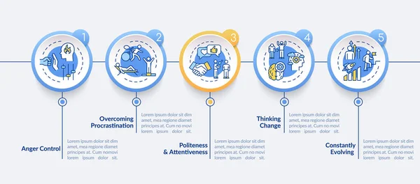 Erreichen Sie Hohe Ergebnis Vektor Infografik Vorlage Gestaltungselemente Für Die — Stockvektor