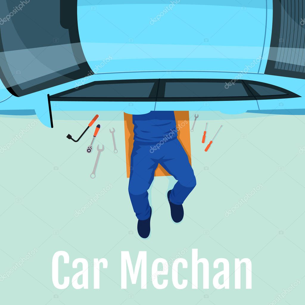 Download Car Mechanic Social Media Post Mockup Auto Repair Service Advertising Web Banner Design Template Social Media Booster Content Layout Promotion Poster Print Ads With Flat Illustrations Premium Vector In Adobe Illustrator PSD Mockup Templates