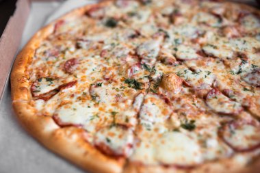 Biberli kutusunda siyah arka plan üzerine