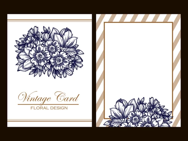 Όμορφη floral διακόσμηση — Διανυσματικό Αρχείο
