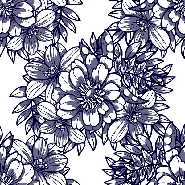 Bel ornement floral — Image vectorielle