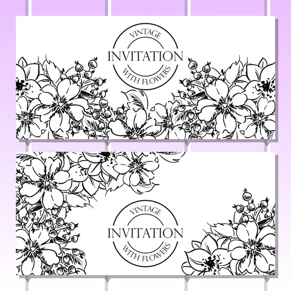 Belo ornamento floral — Vetor de Stock