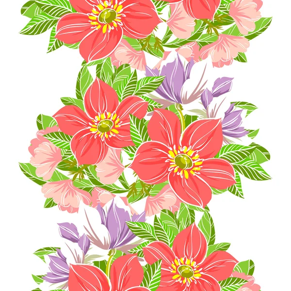 Schöner Blumenschmuck — Stockvektor