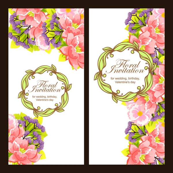 Hermosas flores ornamento — Vector de stock