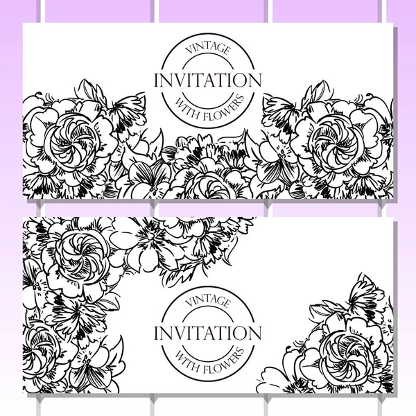 Belo ornamento floral — Vetor de Stock