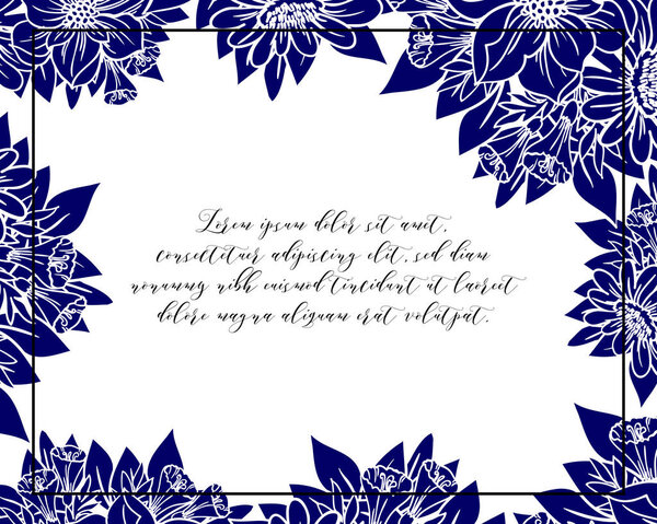 Красивый цветочный орнамент
