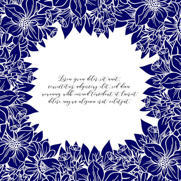 Красивый цветочный орнамент
