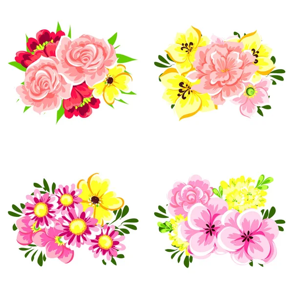 Smukke blomster ornament – Stock-vektor