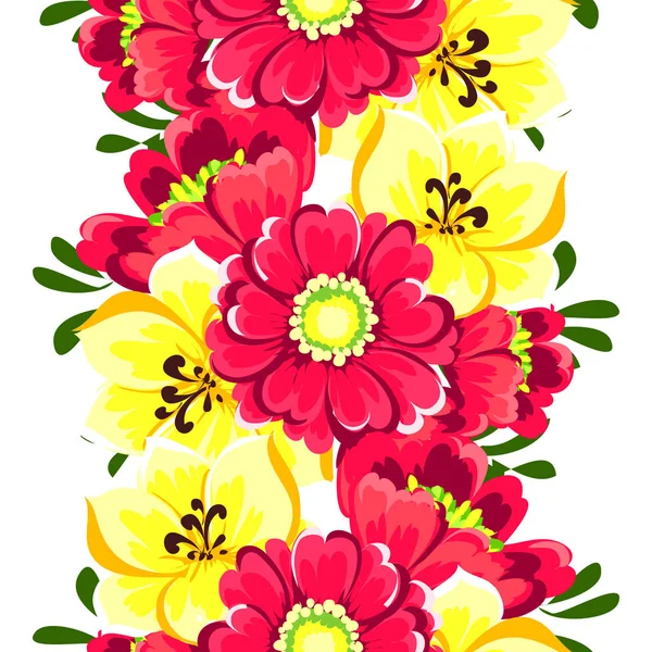 Krásné květiny ornament — Stockový vektor