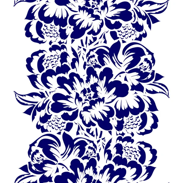 Hermosas flores ornamento — Archivo Imágenes Vectoriales