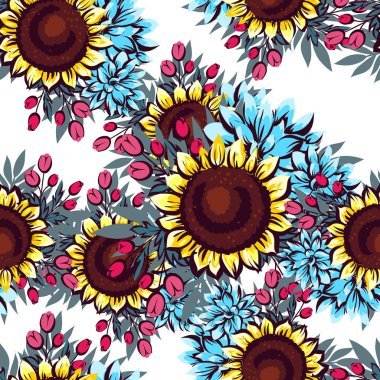 desen çiçek öğeleri