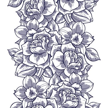 desen çiçek öğeleri