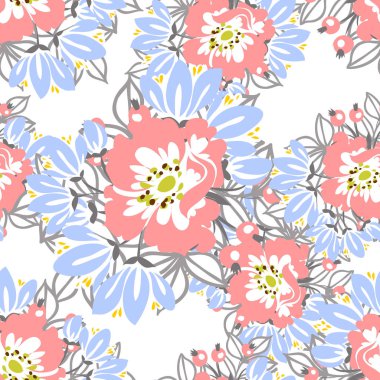 desen çiçek öğeleri