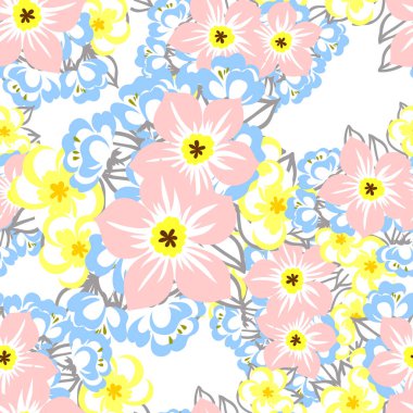 desen çiçek öğeleri